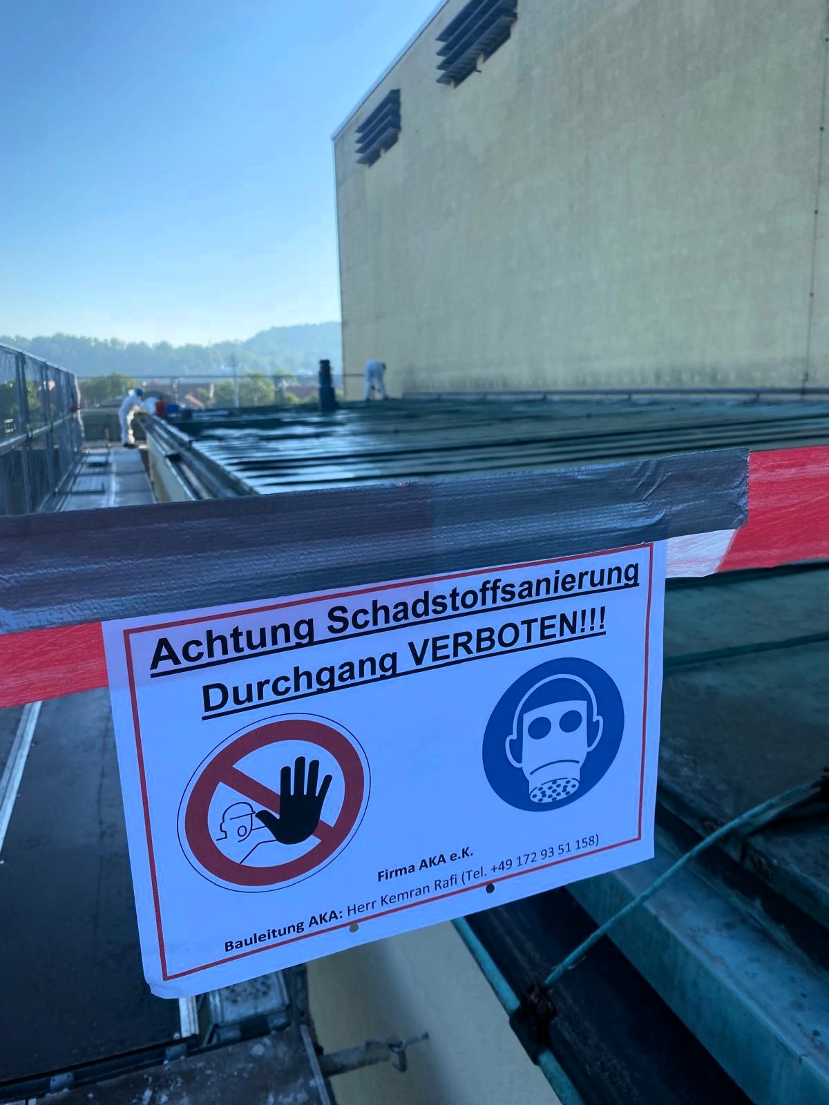 Schadstoffsanierung Arbeit 2